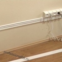 Прокладка кабеля в кабель-канале - Профессионал66 - Сантехнические и электромонтажные работы