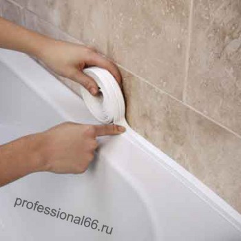 Гидроизоляция швов ванной - Профессионал66 - Сантехнические и электромонтажные работы